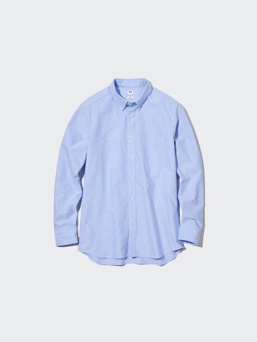 Uniqlo Slim Fit Oxford Button Down Shirt Light Blue Men's L